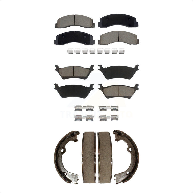 Transit Auto KCN-100786 Disc Brake Pad for 2018-2020 Ford F-150 - Front and Rear product image