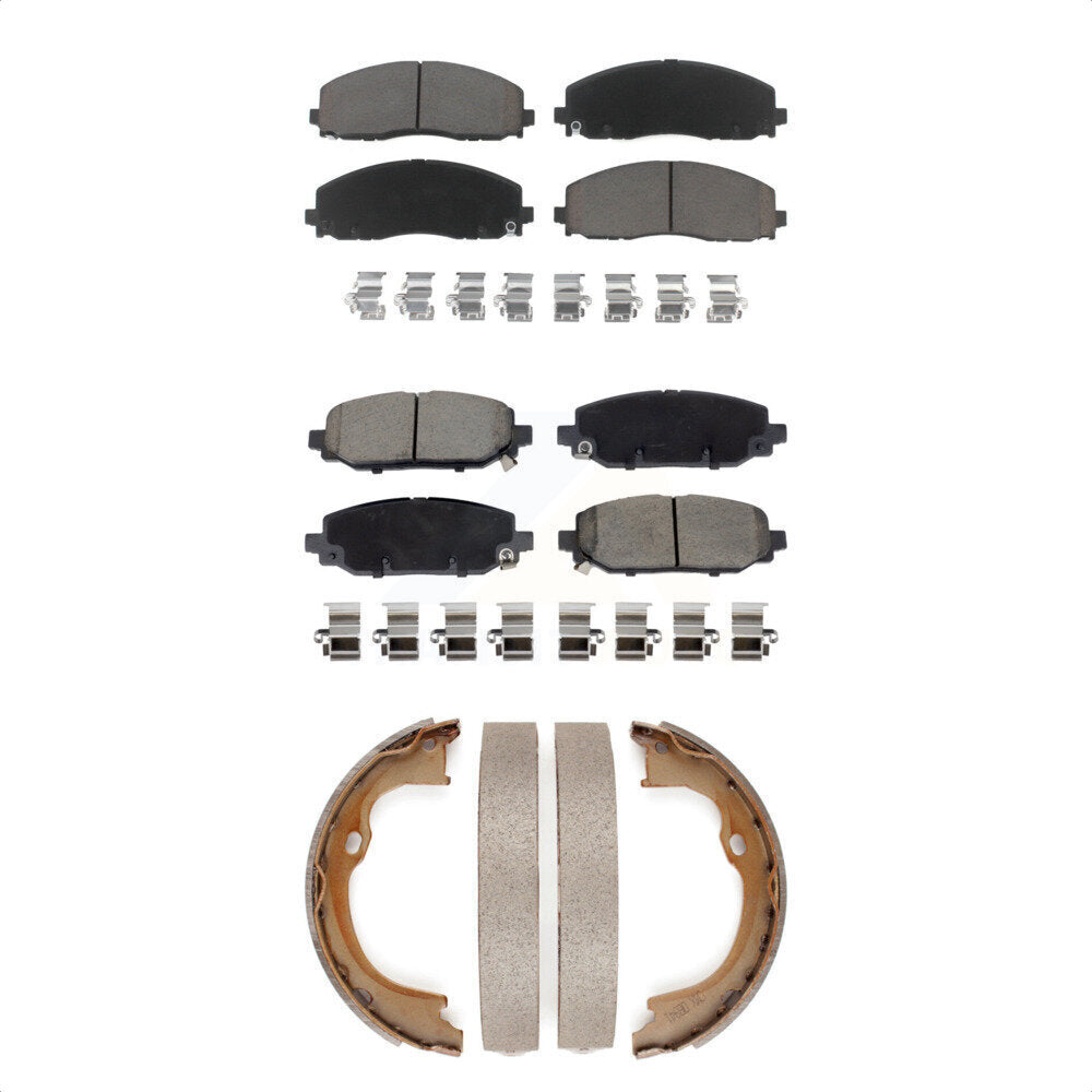 Transit Auto KCN-100788 Disc Brake Pad for 2018-2022 Jeep Wrangler - Front and Rear product image