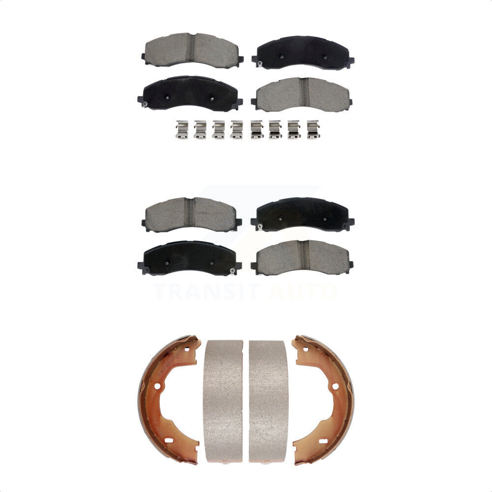 Transit Auto KCN-100789 Disc Brake Pad for 2021 Ram 3500 - Front and Rear product image