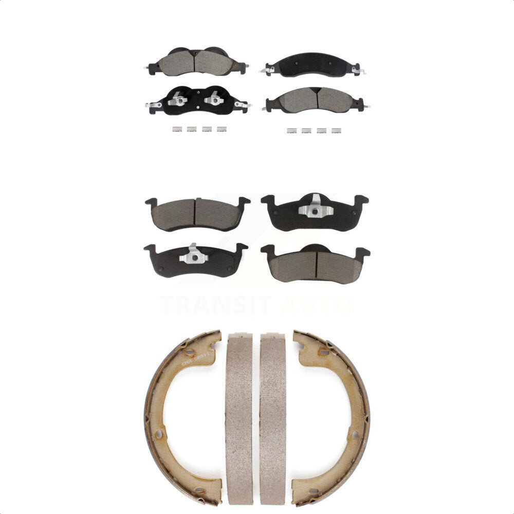 Transit Auto KCN-100791 Disc Brake Pad for 2007-2009 Ford Expedition, Lincoln Navigator - Front and Rear product image