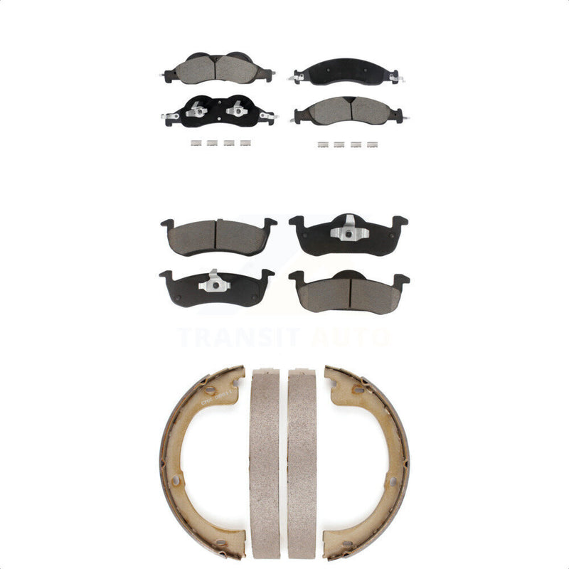 Transit Auto KCN-100791 Disc Brake Pad for 2007-2009 Ford Expedition, Lincoln Navigator - Front and Rear product image