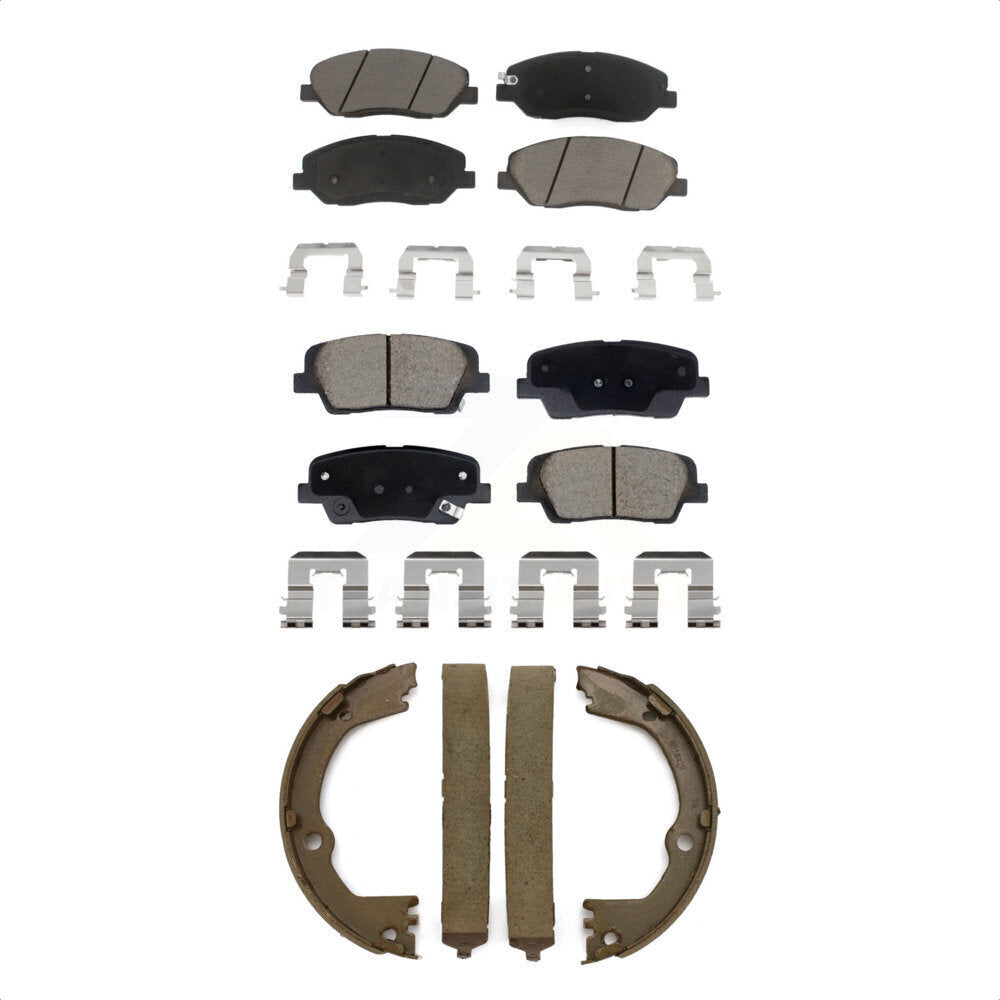 Transit Auto KCN-100792 Disc Brake Pad for 2013-2016 Hyundai Santa Fe XL, Hyundai Santa Fe - Front and Rear product image