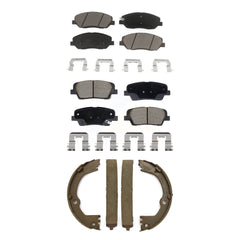 Transit Auto KCN-100792 Disc Brake Pad for 2013-2016 Hyundai Santa Fe XL, Hyundai Santa Fe - Front and Rear product image