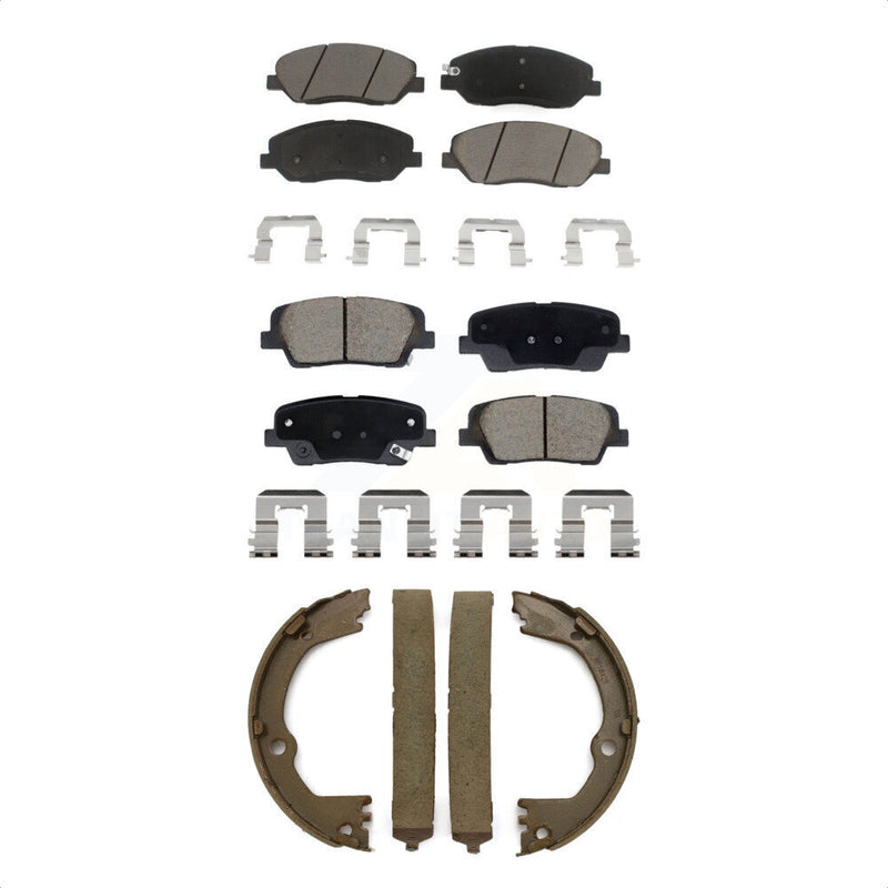 Transit Auto KCN-100792 Disc Brake Pad for 2013-2016 Hyundai Santa Fe XL, Hyundai Santa Fe - Front and Rear product image