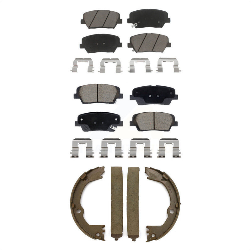Transit Auto KCN-100793 Disc Brake Pad for 2013-2016 Kia Sorento, Hyundai Santa Fe Sport - Front and Rear product image