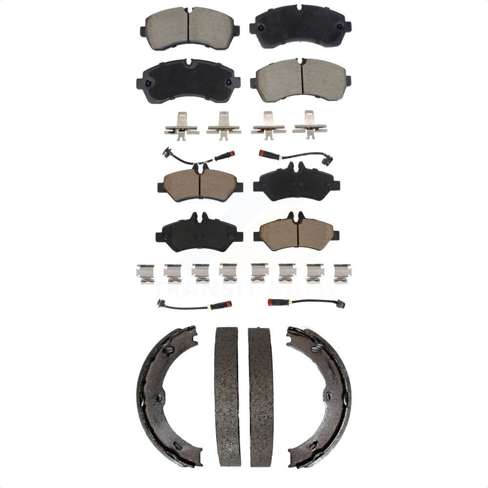 Transit Auto KCN-100795 Disc Brake Pad for 2007-2014 Freightliner Sprinter 3500, Dodge Sprinter 3500 - Front and Rear product image