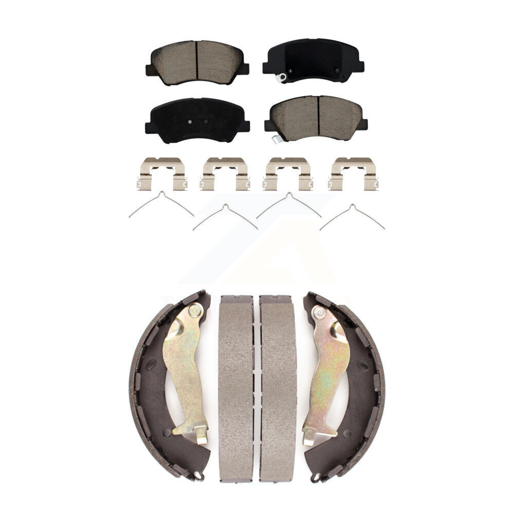 Transit Auto KCN-100801 Disc Brake Pad for 2018-2023 Kia Rio, Hyundai Accent - Front and Rear product image