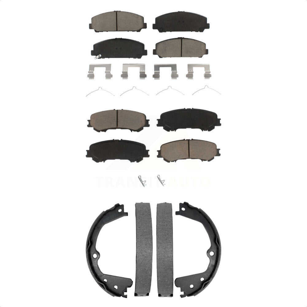 Transit Auto KCN-100802 Disc Brake Pad for 2017-2023 Nissan TITAN - Front and Rear product image