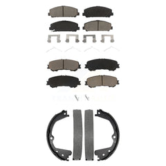 Transit Auto KCN-100802 Disc Brake Pad for 2017-2023 Nissan TITAN - Front and Rear product image