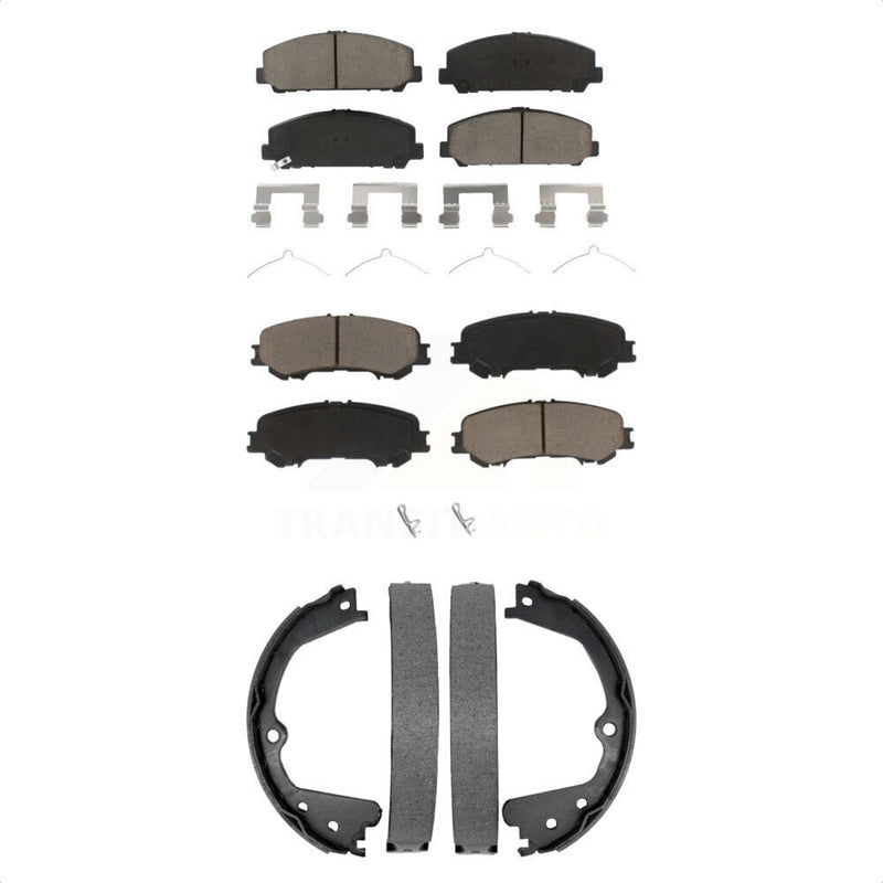 Transit Auto KCN-100802 Disc Brake Pad for 2017-2023 Nissan TITAN - Front and Rear product image