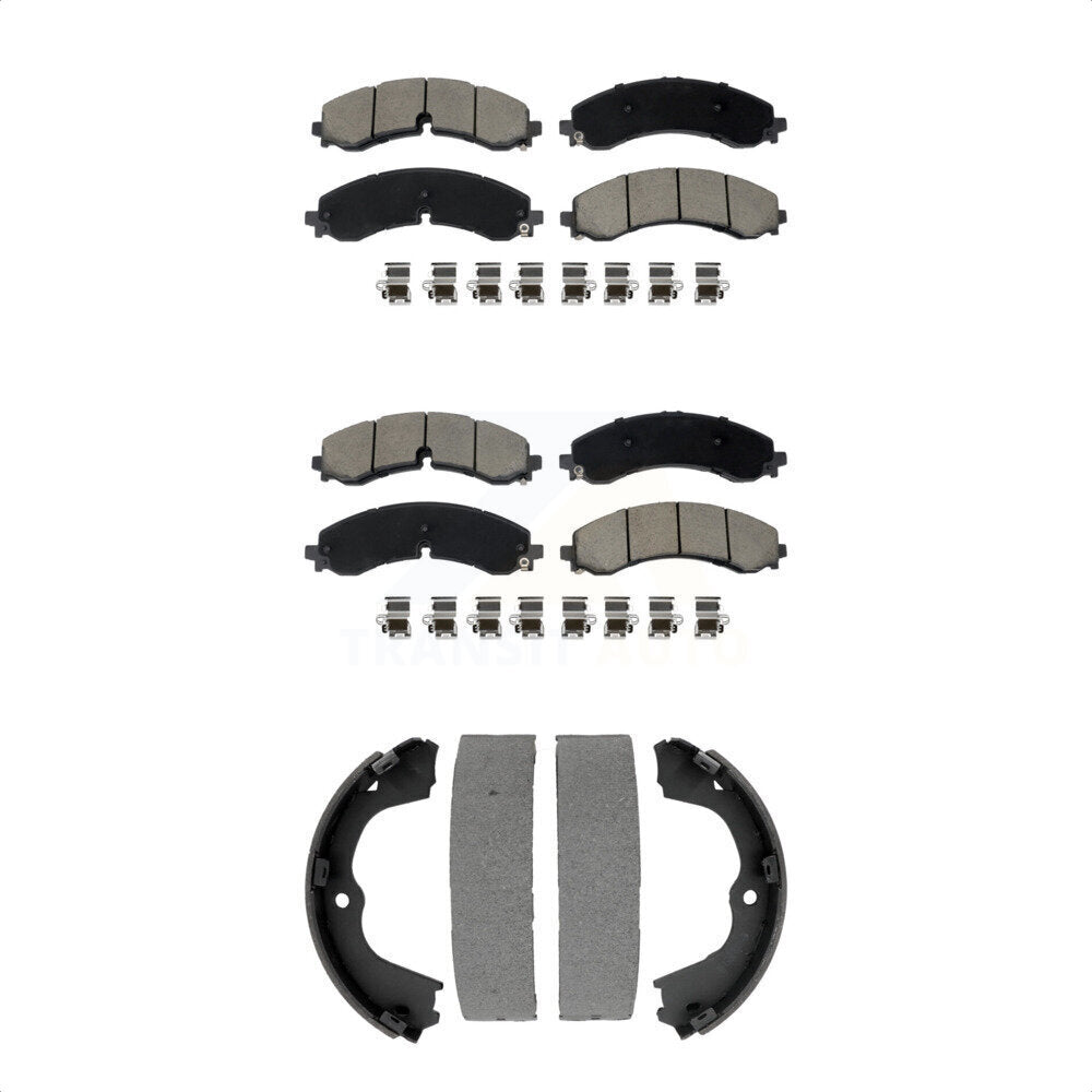 Transit Auto KCN-100803 Disc Brake Pad for 2020-2024 Chevrolet Silverado 3500 HD, Chevrolet Silverado 2500 HD, GMC Sierra 2500 HD & more - Front and Rear product image