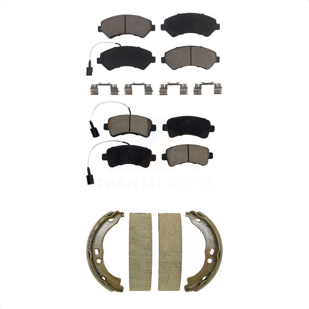 Transit Auto KCN-100804 Disc Brake Pad for 2014-2020 Ram ProMaster 1500, Ram ProMaster 2500, Ram ProMaster 3500 - Front and Rear product image