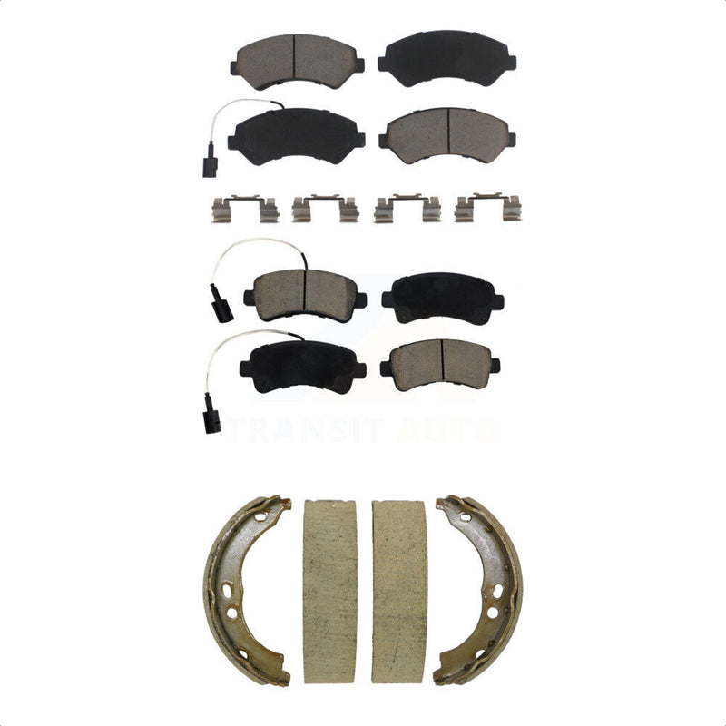 Transit Auto KCN-100804 Disc Brake Pad for 2014-2020 Ram ProMaster 1500, Ram ProMaster 2500, Ram ProMaster 3500 - Front and Rear product image