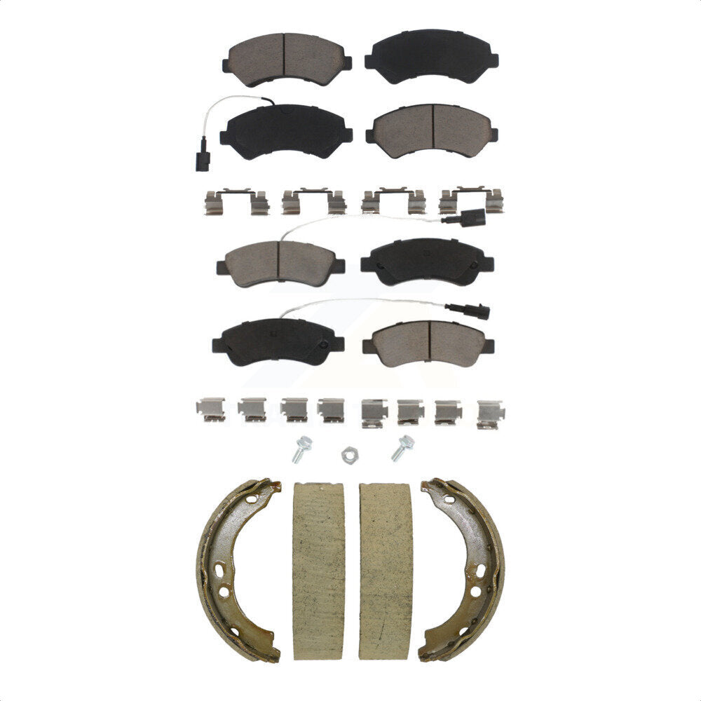 Transit Auto KCN-100805 Disc Brake Pad for 2014-2020 Ram ProMaster 1500, Ram ProMaster 2500, Ram ProMaster 3500 - Front and Rear product image