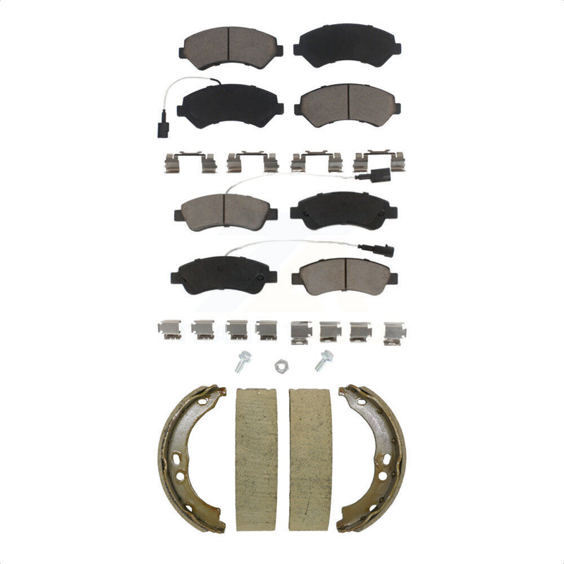 Transit Auto KCN-100805 Disc Brake Pad for 2014-2020 Ram ProMaster 1500, Ram ProMaster 2500, Ram ProMaster 3500 - Front and Rear product image
