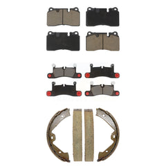 Transit Auto KCN-100810 Disc Brake Pad for 2011-2017 Volkswagen Touareg - Front and Rear product image