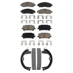 Transit Auto KCN-100811 Disc Brake Pad for 2014-2024 Honda Ridgeline, Honda Pilot, Acura MDX - Front and Rear product image