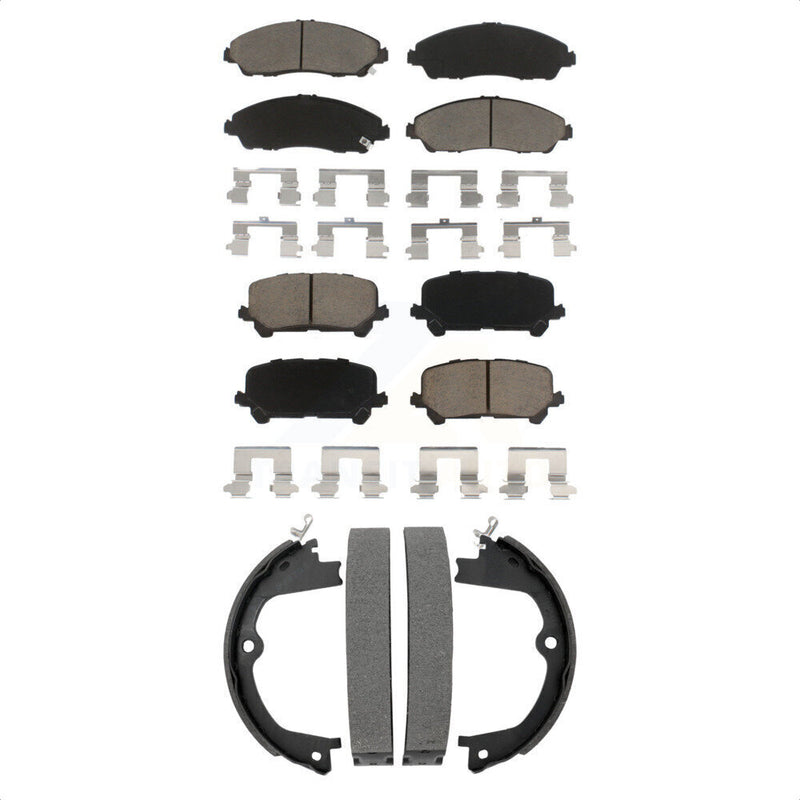 Transit Auto KCN-100811 Disc Brake Pad for 2014-2024 Honda Ridgeline, Honda Pilot, Acura MDX - Front and Rear product image