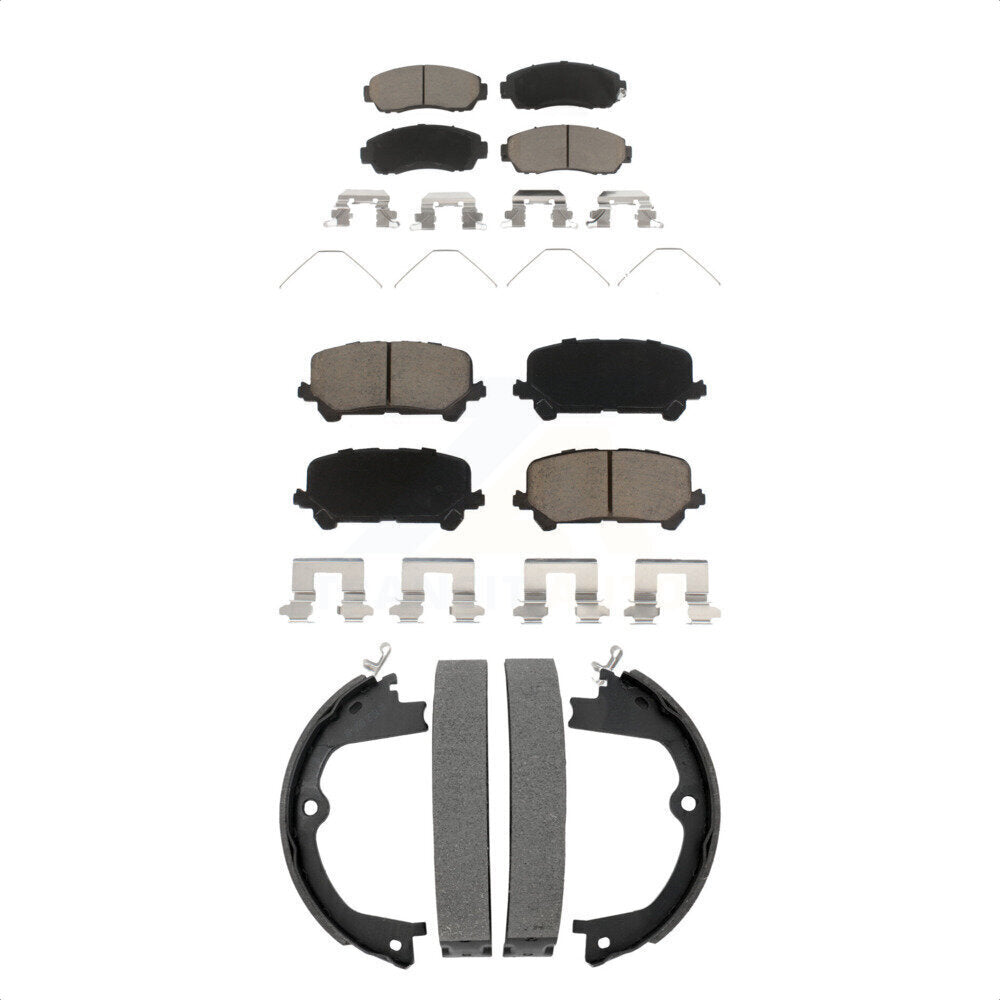 Transit Auto KCN-100812 Disc Brake Pad for 2019-2024 Honda Passport - Front and Rear product image