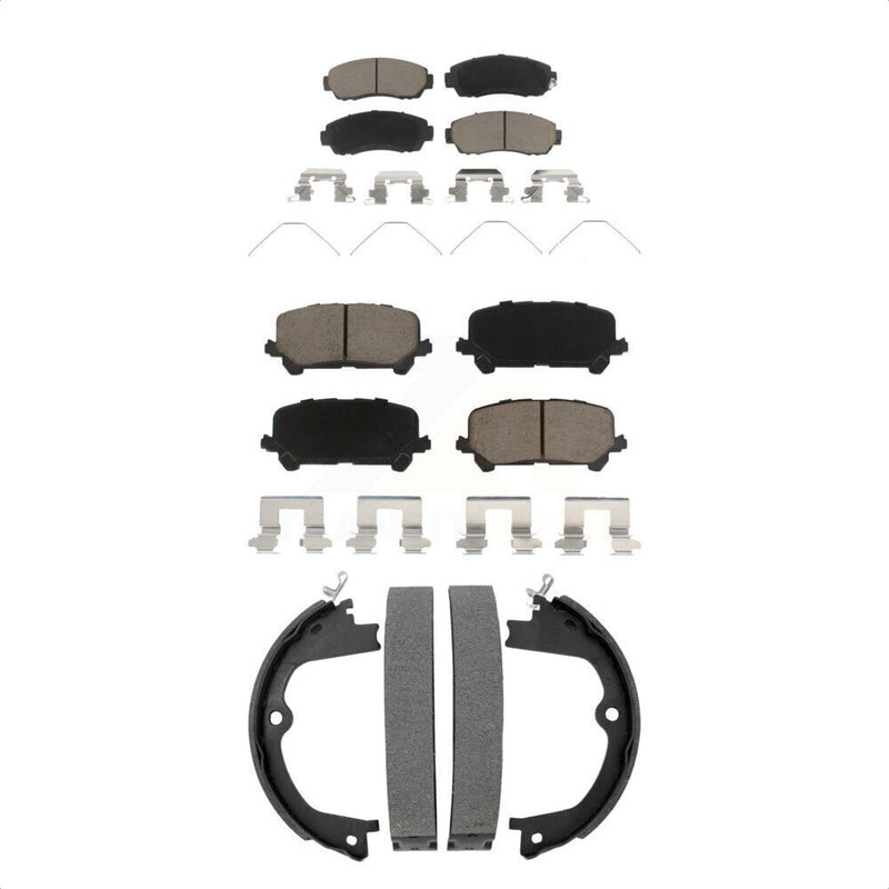 Transit Auto KCN-100812 Disc Brake Pad for 2019-2024 Honda Passport - Front and Rear product image