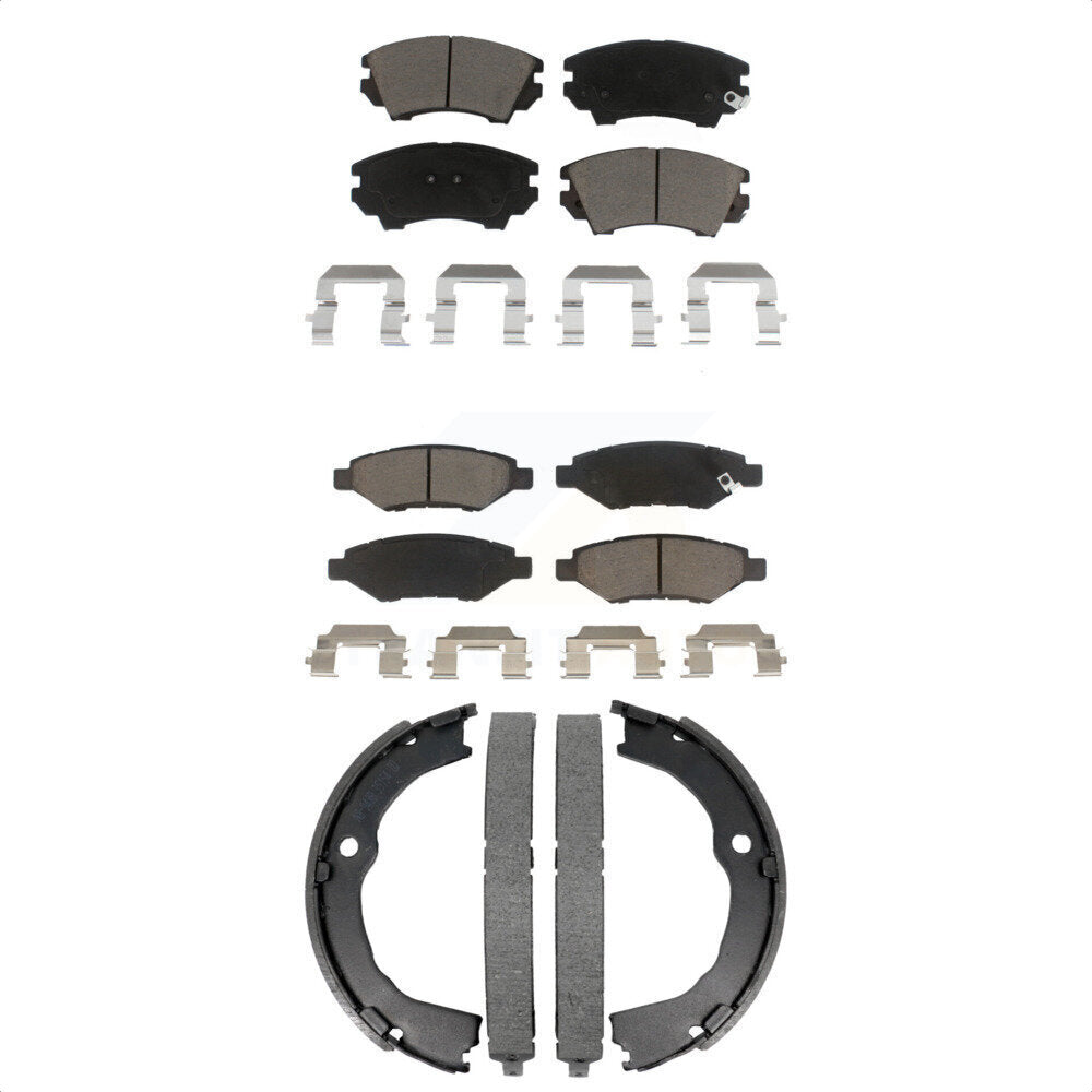 Transit Auto KCN-100813 Disc Brake Pad for 2010-2015 Chevrolet Camaro - Front and Rear product image