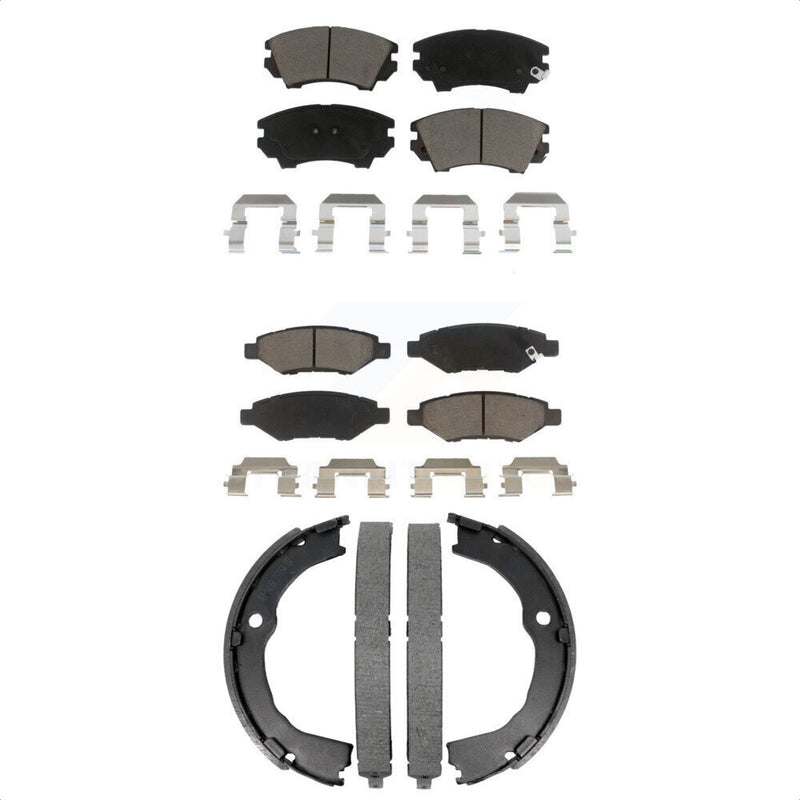 Transit Auto KCN-100813 Disc Brake Pad for 2010-2015 Chevrolet Camaro - Front and Rear product image