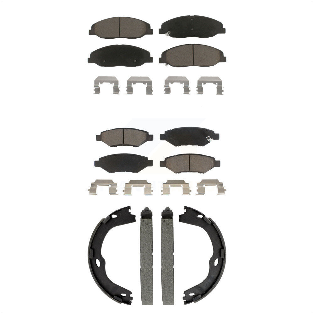 Transit Auto KCN-100815 Disc Brake Pad for 2014 Cadillac CTS - Front and Rear product image