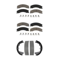 Transit Auto KCN-100821 Disc Brake Pad for 2011-2019 Chevrolet Suburban 3500 HD, Chevrolet Silverado 2500 HD, Chevrolet Silverado 3500 HD & more - Front and Rear product image