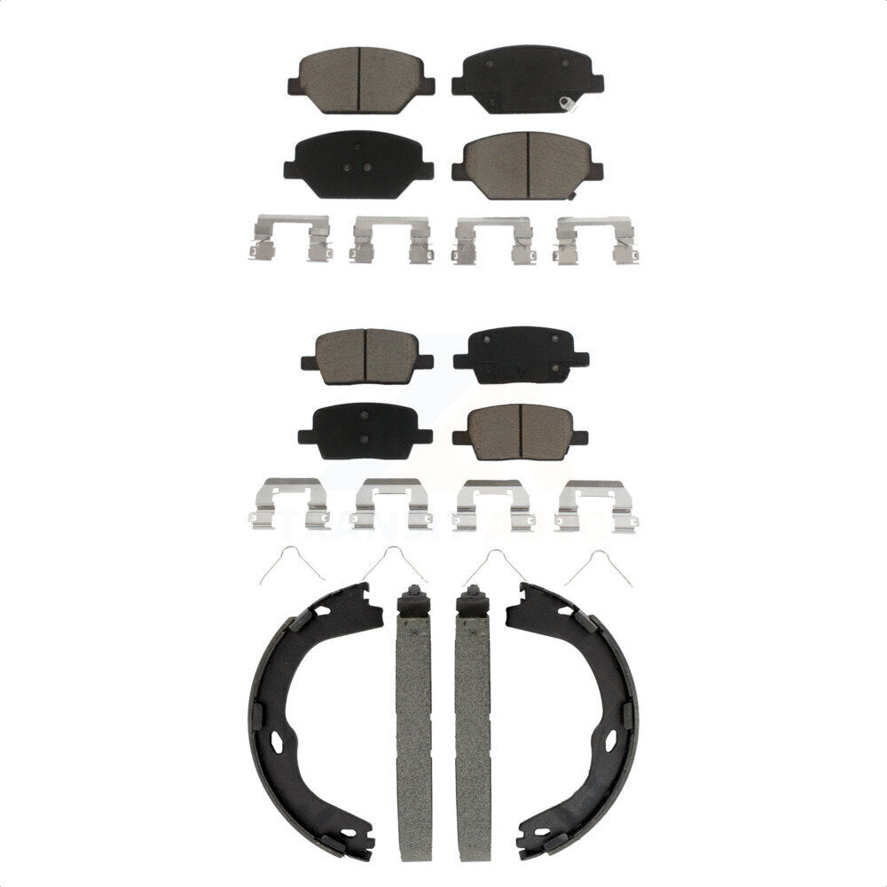 Transit Auto KCN-100826 Disc Brake Pad for 2016-2020 Chevrolet Camaro - Front and Rear product image