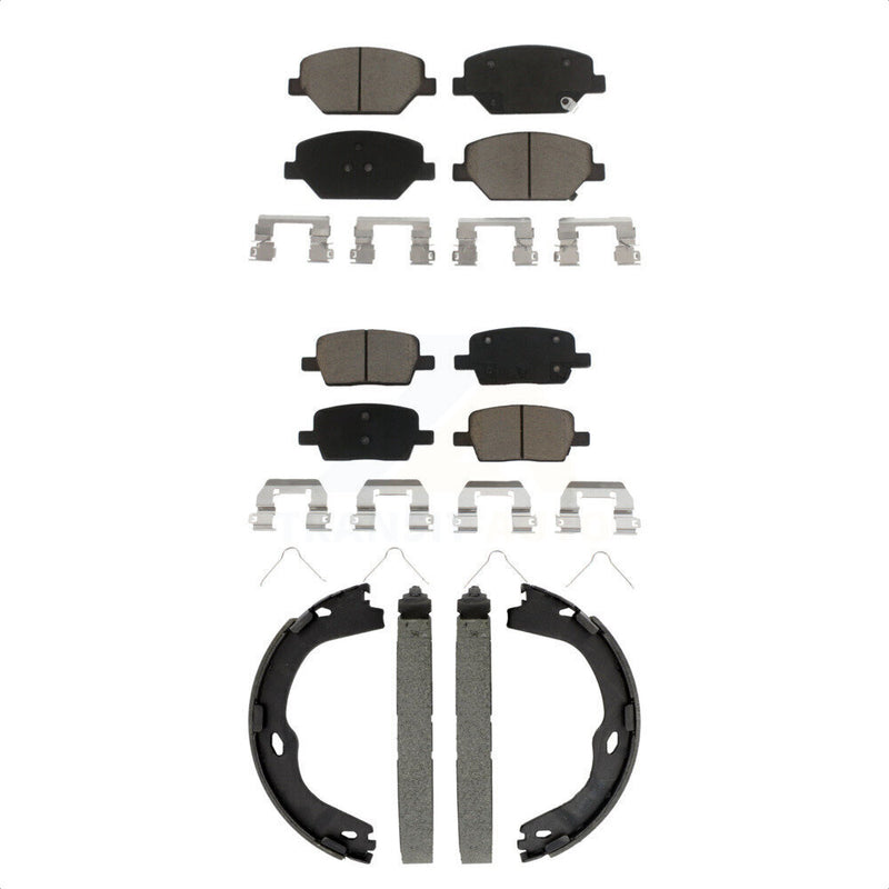 Transit Auto KCN-100826 Disc Brake Pad for 2016-2020 Chevrolet Camaro - Front and Rear product image