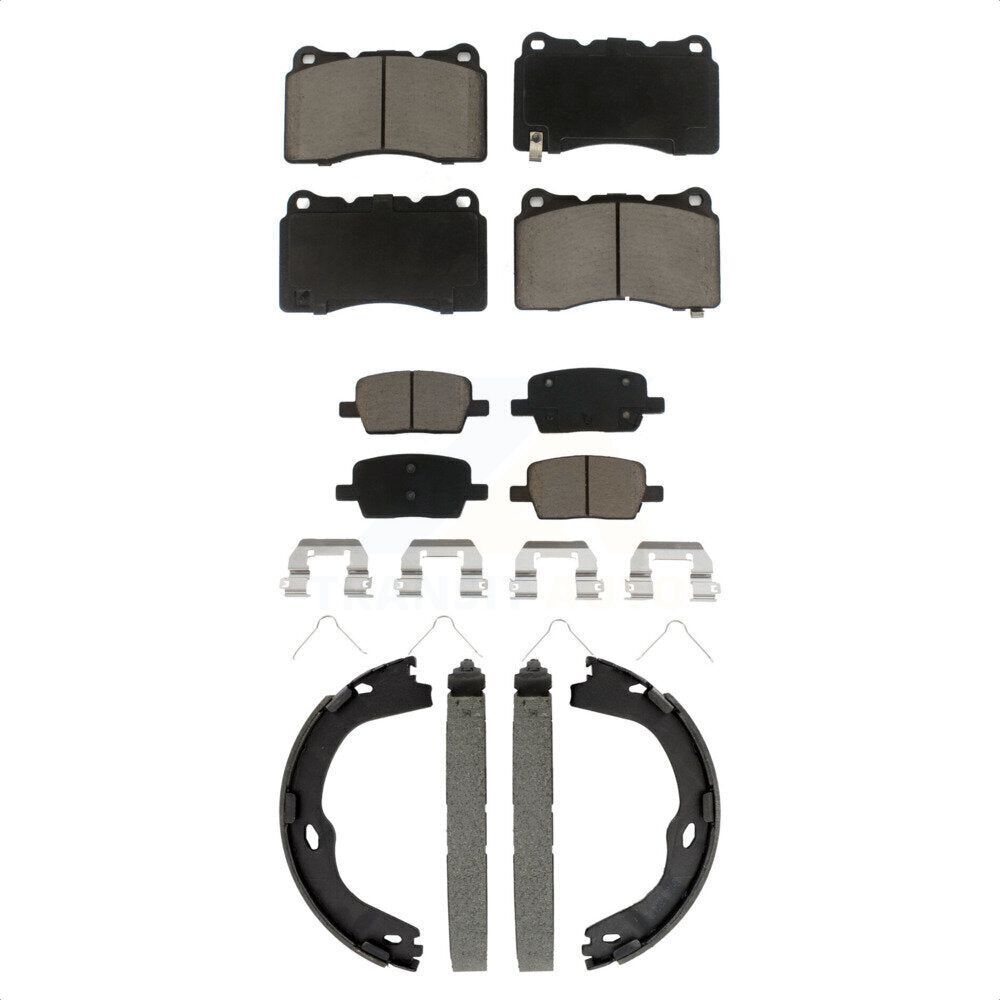Transit Auto KCN-100827 Disc Brake Pad for 2016-2022 Chevrolet Camaro - Front and Rear product image