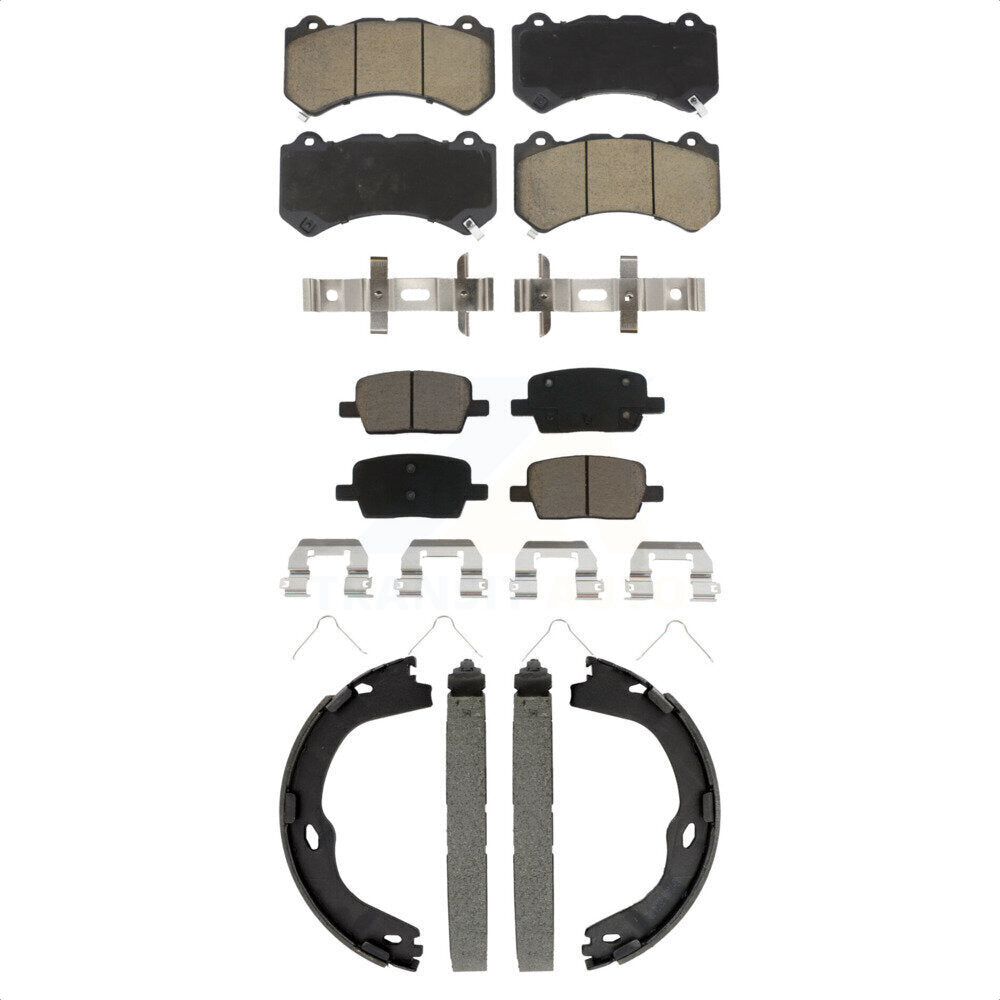 Transit Auto KCN-100828 Disc Brake Pad for 2019-2021 Chevrolet Camaro - Front and Rear product image