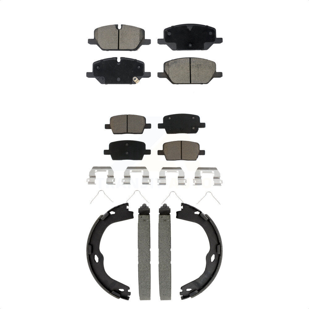 Transit Auto KCN-100829 Disc Brake Pad for 2021-2022 Chevrolet Camaro - Front and Rear product image