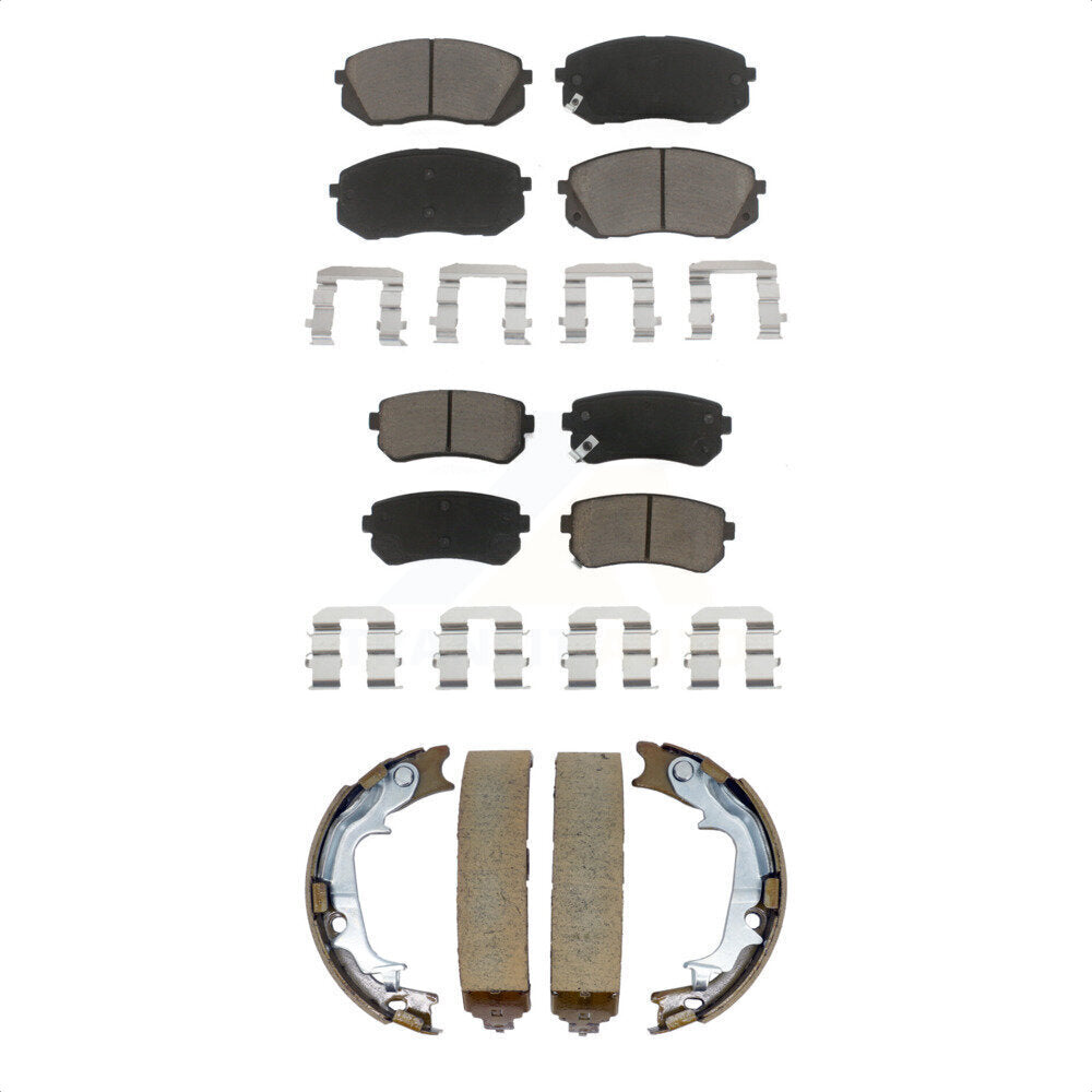 Transit Auto KCN-100830 Disc Brake Pad for 2010-2016 Kia Sportage, Hyundai Tucson - Front and Rear product image