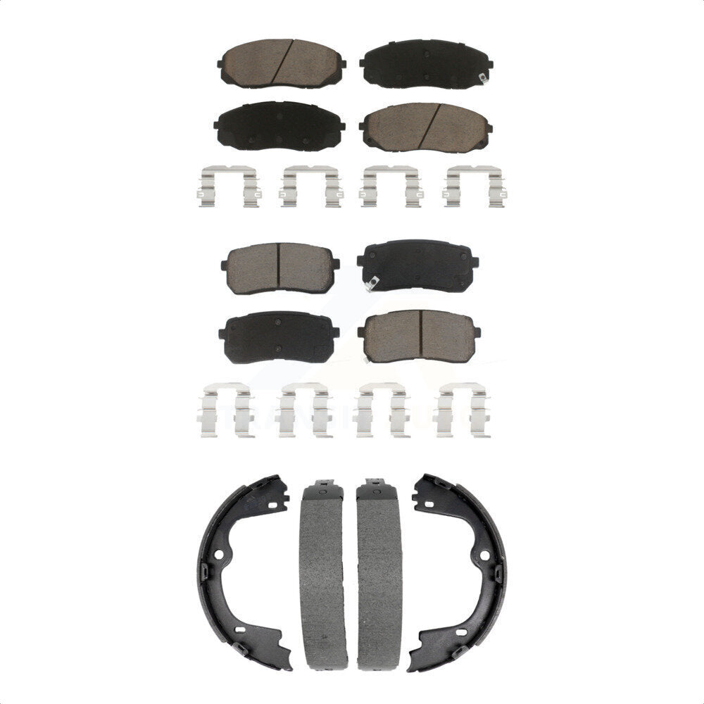 Transit Auto KCN-100835 Disc Brake Pad for 2015-2021 Kia Sedona - Front and Rear product image