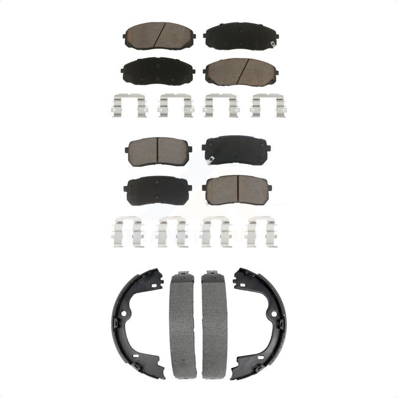 Transit Auto KCN-100835 Disc Brake Pad for 2015-2021 Kia Sedona - Front and Rear product image