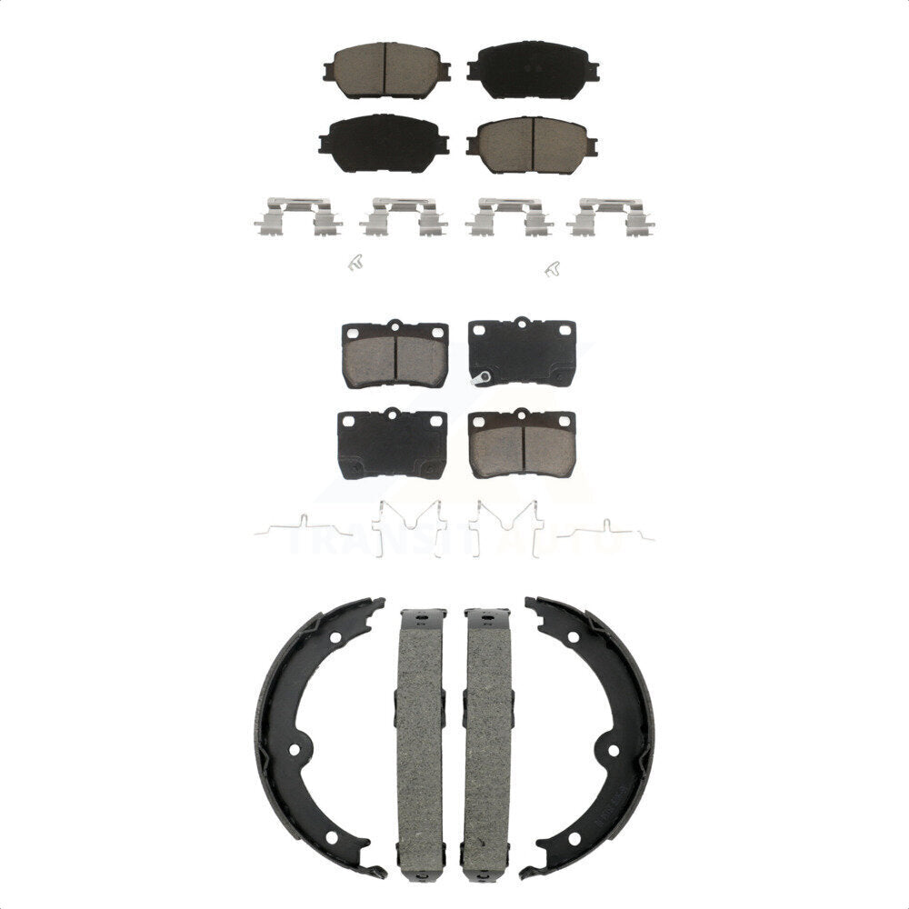 Transit Auto KCN-100836 Disc Brake Pad for 2006-2013 Lexus IS250, Lexus GS300 - Front and Rear product image