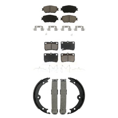 Transit Auto KCN-100836 Disc Brake Pad for 2006-2013 Lexus IS250, Lexus GS300 - Front and Rear product image