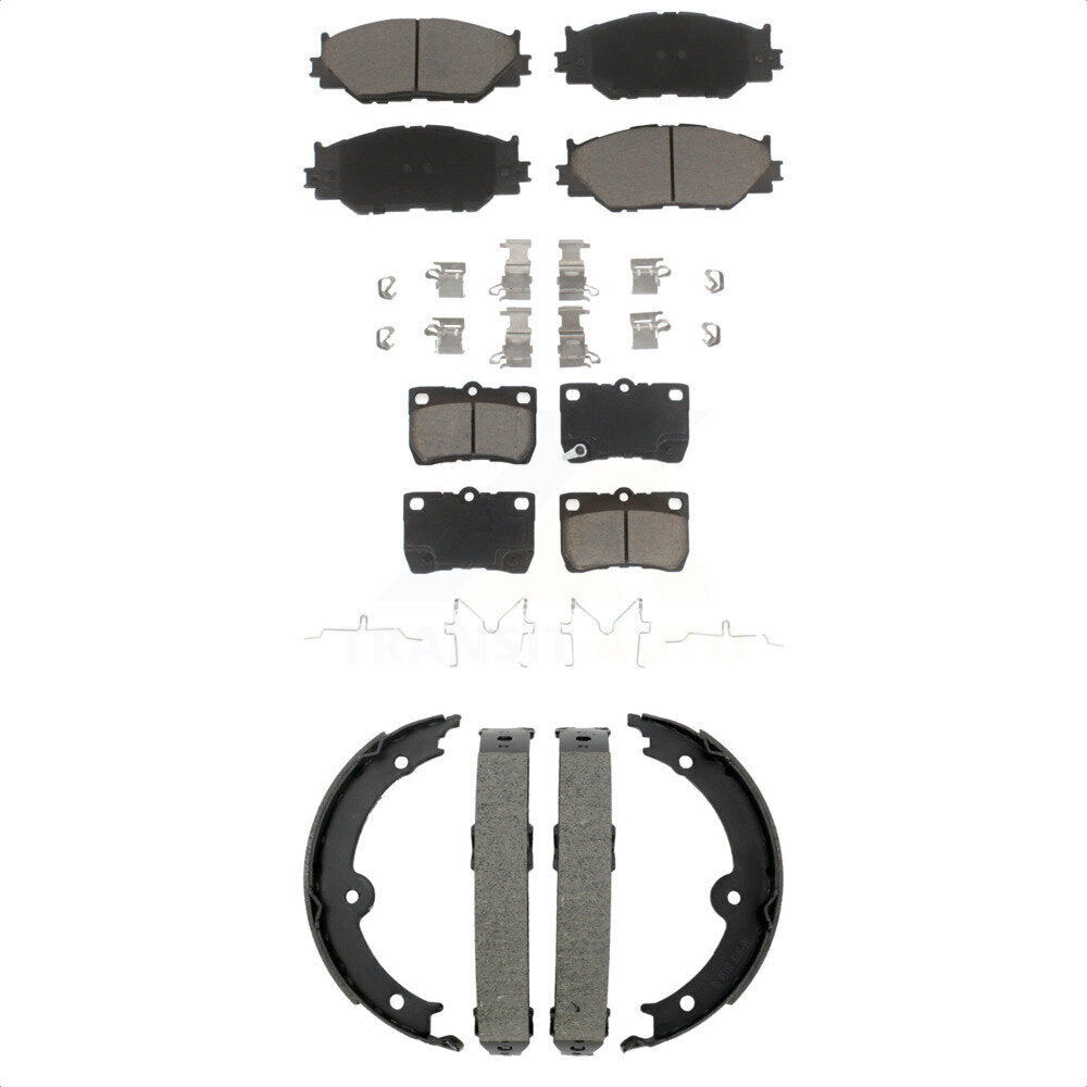 Transit Auto KCN-100837 Disc Brake Pad for 2006-2013 Lexus IS250 - Front and Rear product image