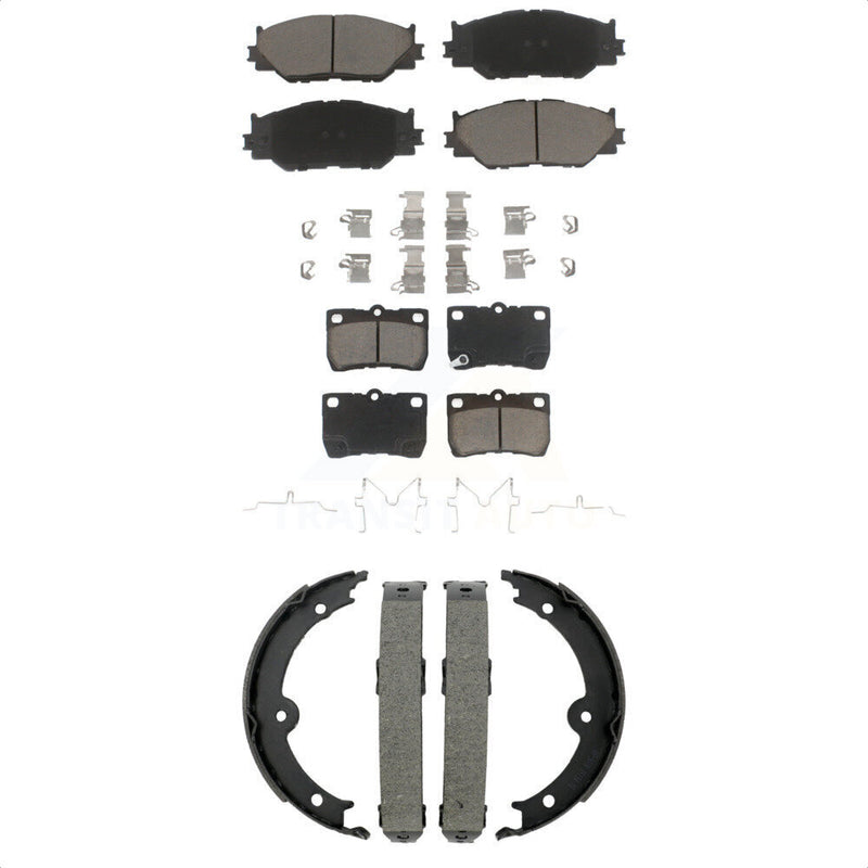 Transit Auto KCN-100837 Disc Brake Pad for 2006-2013 Lexus IS250 - Front and Rear product image