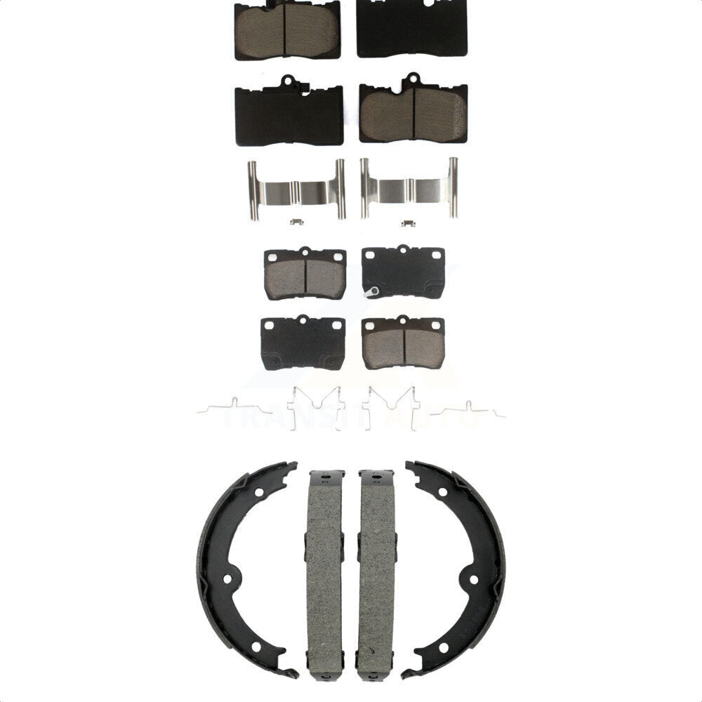 Transit Auto KCN-100838 Disc Brake Pad for 2006-2013 Lexus GS460, Lexus GS350, Lexus GS450h & more - Front and Rear product image