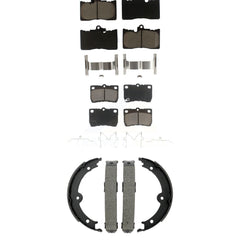 Transit Auto KCN-100838 Disc Brake Pad for 2006-2013 Lexus GS460, Lexus GS350, Lexus GS450h & more - Front and Rear product image