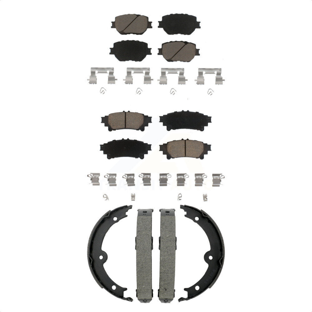Transit Auto KCN-100839 Disc Brake Pad for 2014-2015 Lexus IS250 - Front and Rear product image