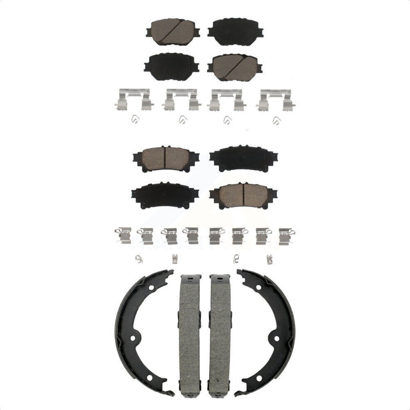 Transit Auto KCN-100839 Disc Brake Pad for 2014-2015 Lexus IS250 - Front and Rear product image