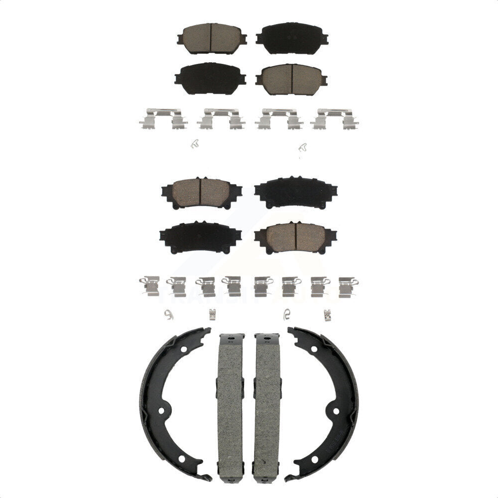 Transit Auto KCN-100840 Disc Brake Pad for 2014 Lexus IS250 - Front and Rear product image
