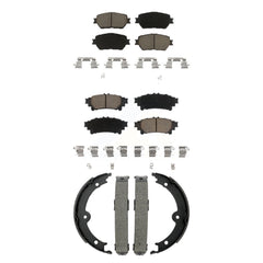 Transit Auto KCN-100840 Disc Brake Pad for 2014 Lexus IS250 - Front and Rear product image