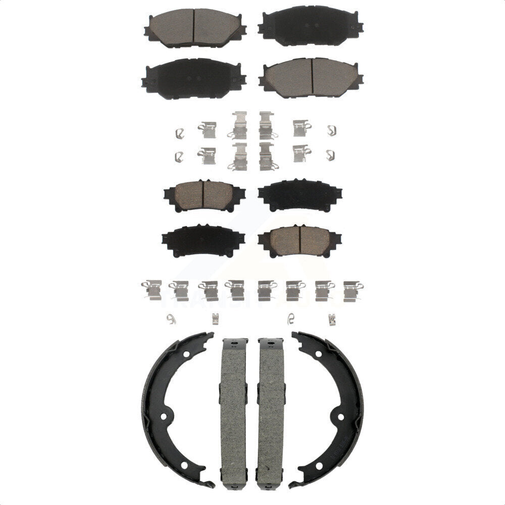 Transit Auto KCN-100841 Disc Brake Pad for 2014-2015 Lexus IS250 - Front and Rear product image