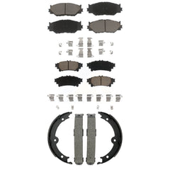 Transit Auto KCN-100841 Disc Brake Pad for 2014-2015 Lexus IS250 - Front and Rear product image