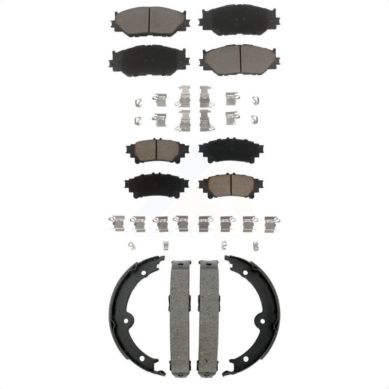 Transit Auto KCN-100841 Disc Brake Pad for 2014-2015 Lexus IS250 - Front and Rear product image