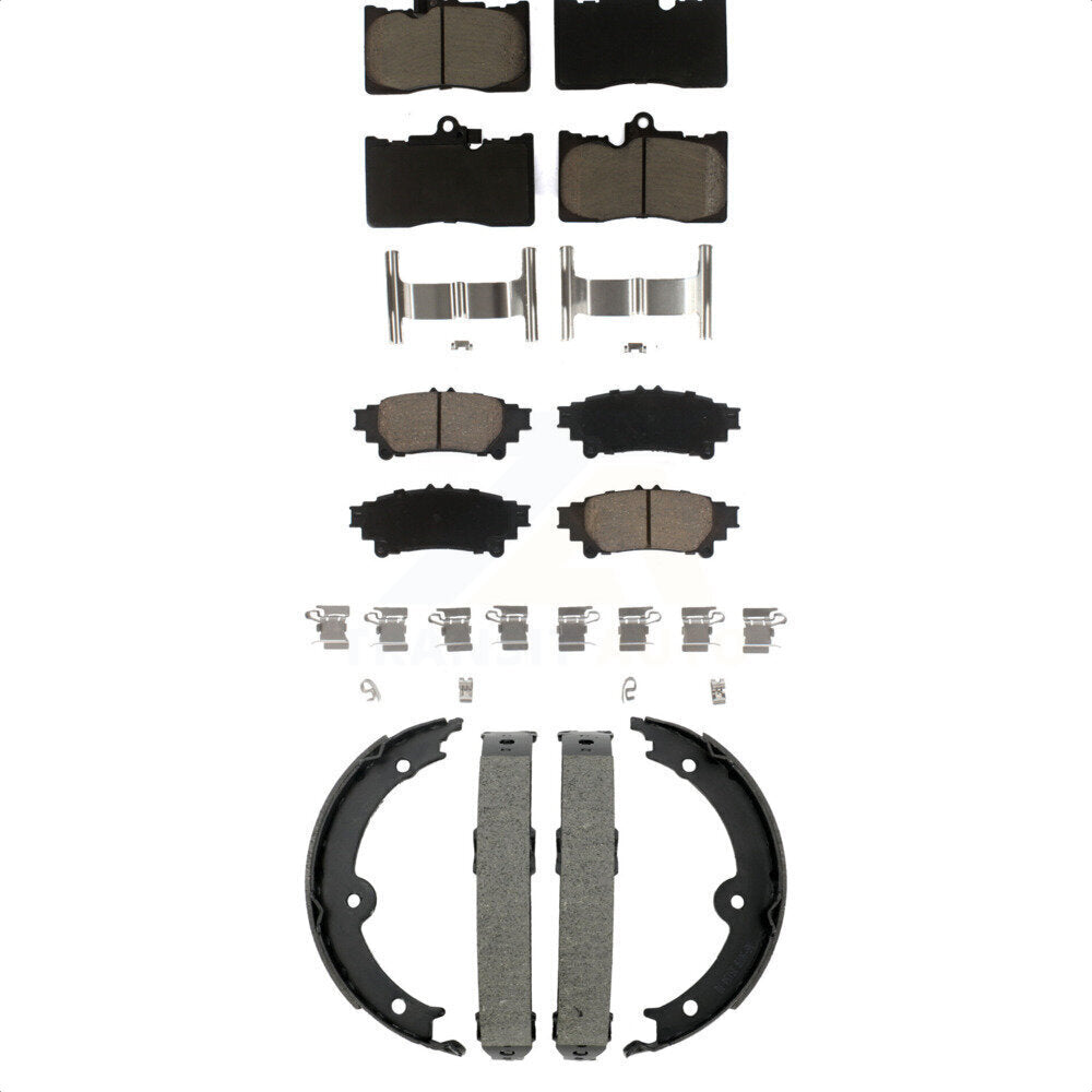 Transit Auto KCN-100842 Disc Brake Pad for 2014-2015 Lexus IS350 - Front and Rear product image